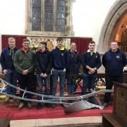 Lamplugh Young Farmers' Club who fetch the plough in