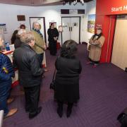 The opening night of the new Marchon exhibition at The Beacon