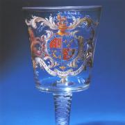 The Beilby Goblet which is on display at The Beacon museum in Whitehaven. A different King George III goblet is being sold at auction.