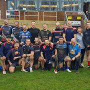 James Motum pictured with the Great Britain Police Rugby League team