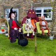 One of the previous years scarecrows which went on display