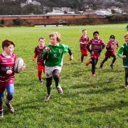 RACING AHEAD: Whitehaven Sharks in action in the RU festival